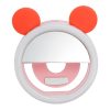 LED light ring for selfie on mobile phone RK12 orange