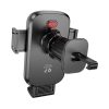 HOCO car holder - air vent H78 black metal gray