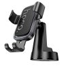 HOCO gravity car holder - dashboard H81 black metal gray