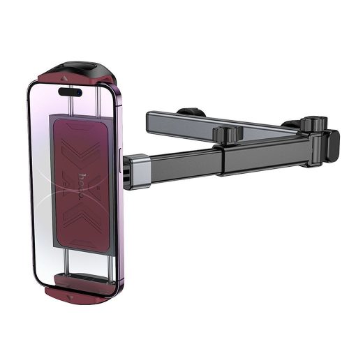 HOCO telescopic car holder - headrest (4,5" - 13") H69 black and red
