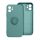 SILICONE RING case - XIAOMI Redmi Note 14 PRO 4G green