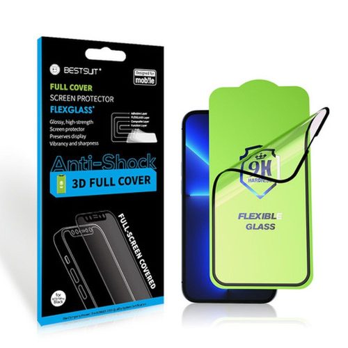 Szkło hybrydowe Bestsuit Flexible 5D Full Glue do Samsung Galaxy S25 Edge czarny