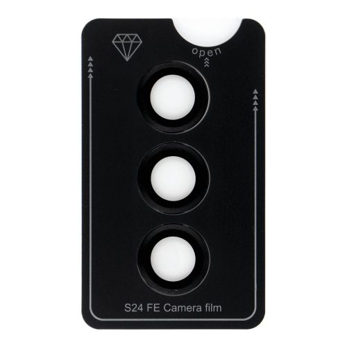 Camera PROTECTOR 9H for SAMSUNG S24 FE balck