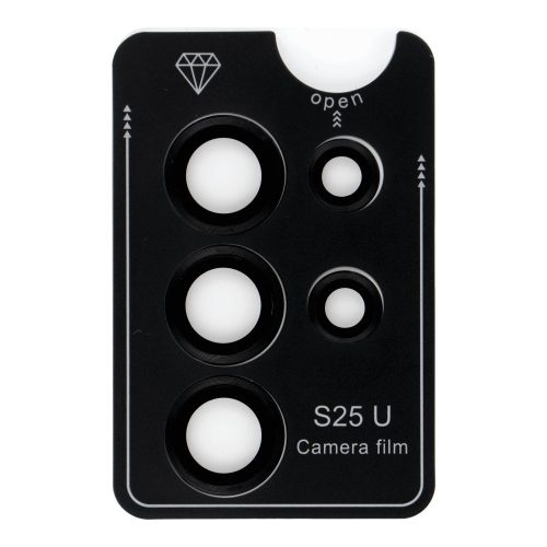 Camera PROTECTOR 9H for SAMSUNG S25 ULTRA balck