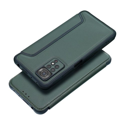 RAZOR Oldalra nyíló tok - XIAOMI Redmi Note 14 PRO 4G dark green