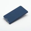LUNA Oldalra nyíló tok Carbon - XIAOMI Redmi Note 14 PRO 4G blue