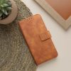 TENDER Oldalra nyíló tok - XIAOMI Redmi Note 14 PRO 4G brown