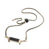 Chain / Rope with holder GLAMOUR fit all models 80mm max width BLACK