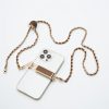 Chain / Rope with holder GLAMOUR fit all models 80mm max width BROWN