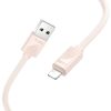 HOCO cable USB A to Lightning 2,4 A X114 1 m pink