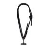 FORCELL F-DESIGN S10X165 crossbody phone lanyard with adjustable length (max 82,5cm in the loop) black
