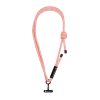 FORCELL F-DESIGN S10X165 crossbody phone lanyard with adjustable length (max 82,5cm in the loop) pink white