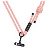 FORCELL F-DESIGN S10X165 crossbody phone lanyard with adjustable length (max 82,5cm in the loop) pink white
