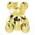 Phone stand BEAR - stick-on - gold