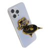 Phone stand DOLL - stick-on - czarny