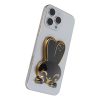 Phone stand RABBIT - stick-on - black