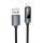 Cable USB A to Lightning Hoco 2,4A with display 1 m X112 black