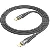 HOCO cable Type C to Lightning PD 27W U121 1,2 m black transparent