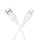 Cable USB A to Lightning Hoco 2,4A 1 m X120 white