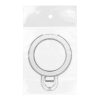 Phone stand CIRCLE - stick-on - silver