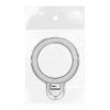 Phone stand CIRCLE GLITTER - stick-on - silver