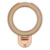 Phone stand CIRCLE GLITTER - stick-on - gold