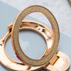Phone stand CIRCLE GLITTER - stick-on - gold