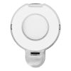 Phone stand CIRCLE MIRROR - stick-on - silver