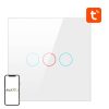 Avatto ZigBee érintőkapcsoló ZTS02-EU-W3 Triple TUYA (fehér)