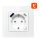 Avatto N-WOT10-USB-W USB és USB-C TUYA intelligens WiFi fali aljzat (fehér)