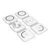 Choetech T588-F 3in1 mágneses induktív töltő 15W (fehér)