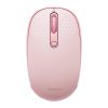Baseus F01B vezeték nélküli egér, Tri-mode 2.4G BT 5.0 1600 DPI (rózsaszín)
