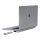 Dokkolóállomás / USB-C hub MacBook Pro 13" / 14" INVZI MagHub 12w2 SSD rekesszel (szürke)