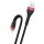 Foneng X82 USB-A-Lightning kábel, 3A, 1 m (fekete)