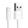 USB Lightning kábel Choetech IP0026, MFi, 1,2m (fehér)