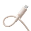 Baseus Habitat Series gyorstöltő kábel USB-C - USB-C, 100W, 1m (rózsaszín)