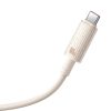 Baseus Habitat Series gyorstöltő kábel USB-C - USB-C, 100W, 1m (rózsaszín)