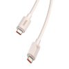 Baseus Habitat Series gyorstöltő kábel USB-C - USB-C, 100W, 1m (rózsaszín)