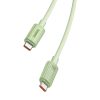 Baseus Habitat Series gyorstöltő kábel USB-C - USB-C, 100W, 2m (zöld)