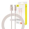 Baseus Habitat Series gyorstöltő kábel USB - USB-C, 100W, 1m (rózsaszín)