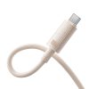 Baseus Habitat Series gyorstöltő kábel USB - USB-C, 100W, 1m (rózsaszín)