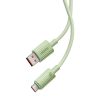 Baseus Habitat Series USB-USB-C gyorstöltő kábel, 2m, 100W (zöld)