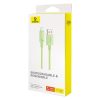 Baseus Habitat Series USB-USB-C gyorstöltő kábel, 2m, 100W (zöld)