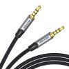 Kábel Audio TRRS 3.5mm AUX Vention BAQHF 1m Szürke