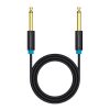Audio kábel TS 6.35mm Vention BAABJ 5m (fekete)