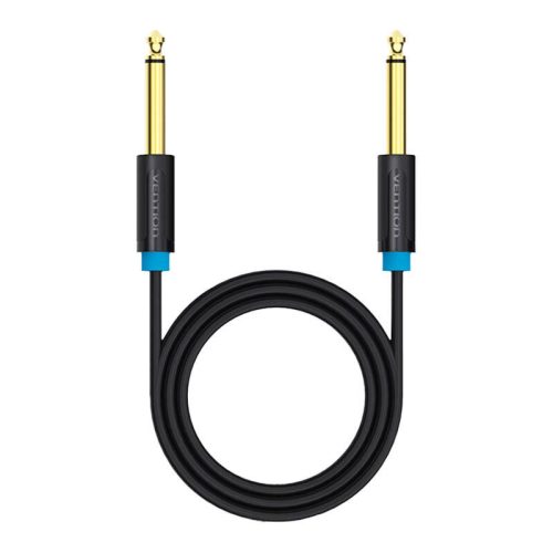 Audio kábel TS 6.35mm Vention BAABJ 5m (fekete)