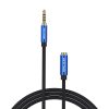Kábel Audio TRRS 3,5 mm-es férfi 3,5 mm-es női Vention BHCLJ 5m Kék
