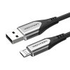 USB 2.0 A-Micro-B kábel Vention COAHD 3A 0,5m szürke