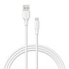 Kábel USB 2.0 és Micro-B Vention CTIWF 2A 1m (fehér)