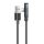 Kábel USB-C-ről USB-C-re Mcdodo CA-3423 90 fokos 1,8m LED-del (fekete)